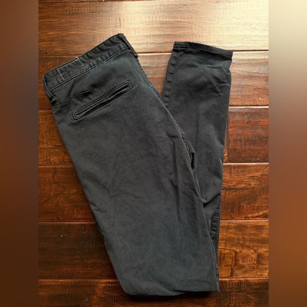 Rag & Bone Fit 2 Slim Fit Chino Pants in Faded Black Size 31